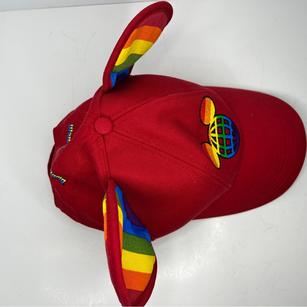 Disney Rainbow Ears Walt Disney World Baseball Cap for Adults Mickey Mouse Pride - Picture 8 of 10